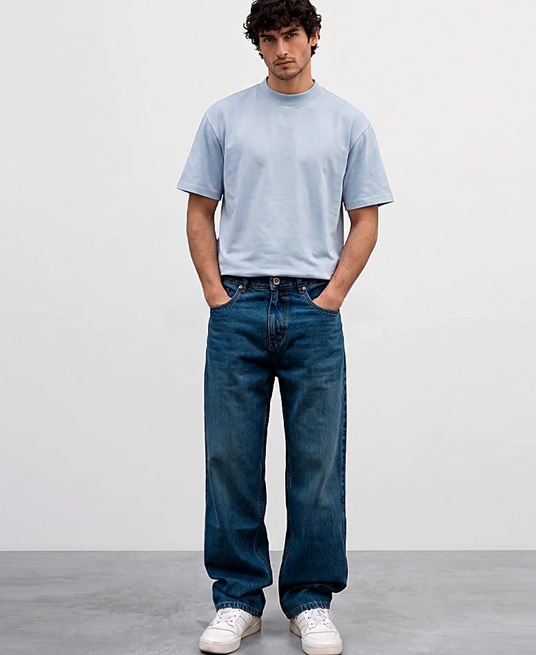 Baggy Fit Denim Jeans