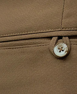 Beige Baggy Gurkha Trouser