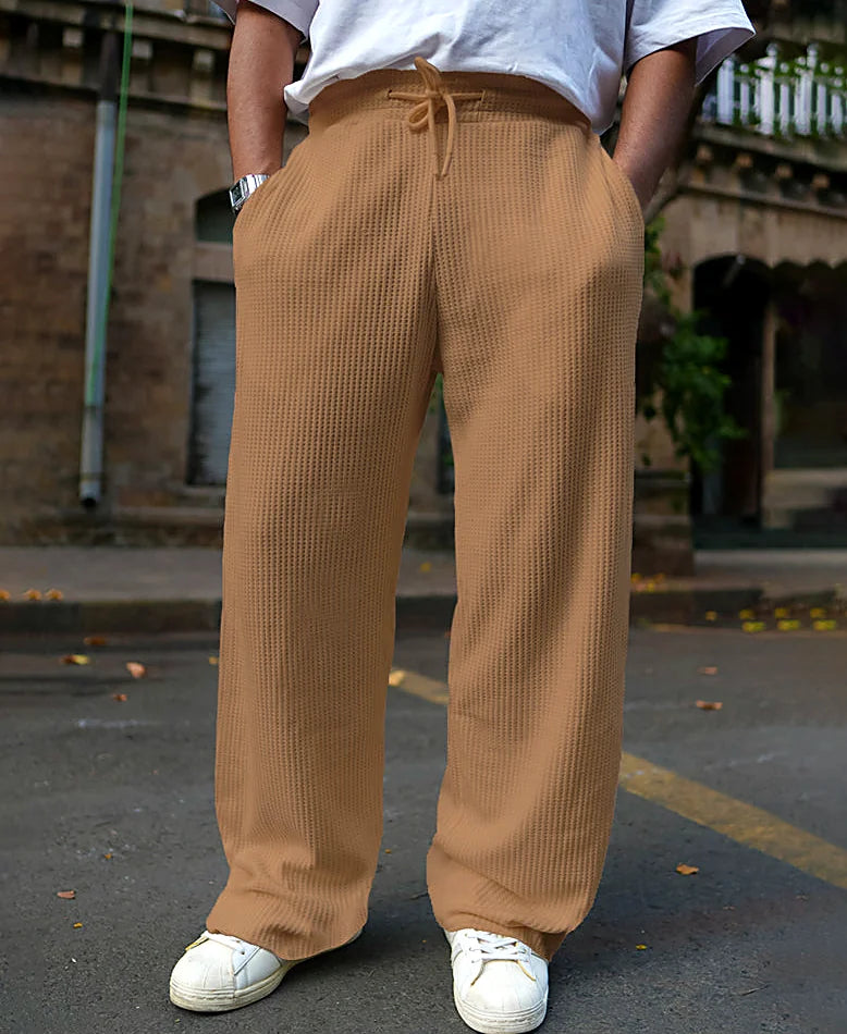 Beige baggy pants