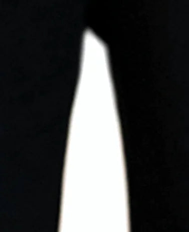 Black pants with a barrel leg
