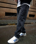 Baggy jeans for men in black