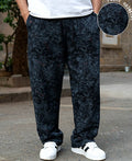 Black baggy pants for men