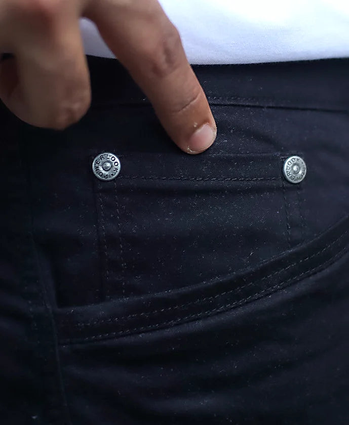 Black Regular Fit Cargo Pant
