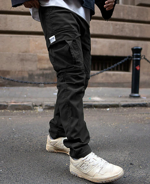 Black regular pants