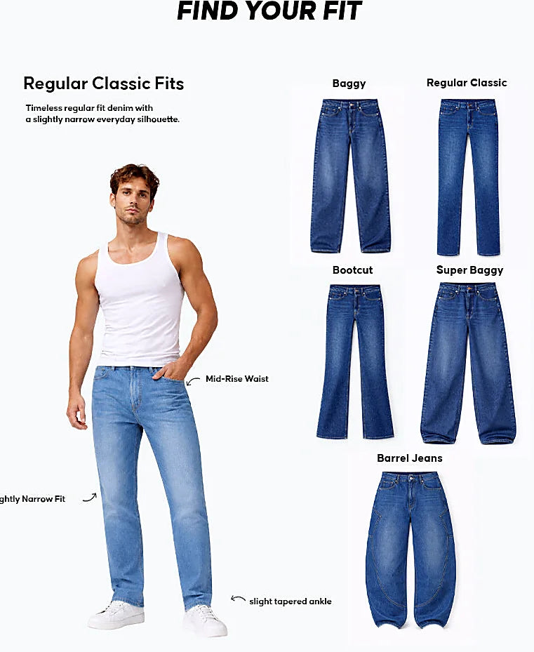 Black Regular Fit Stretchable Jeans