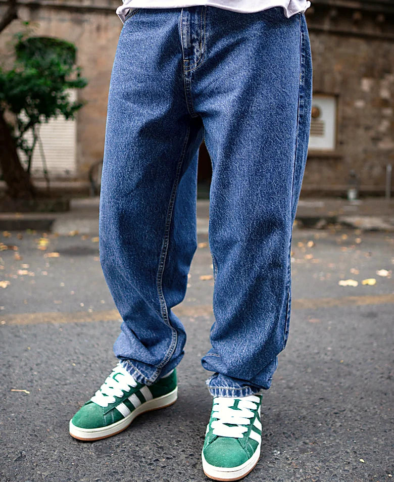 Baggy jeans for men in blue