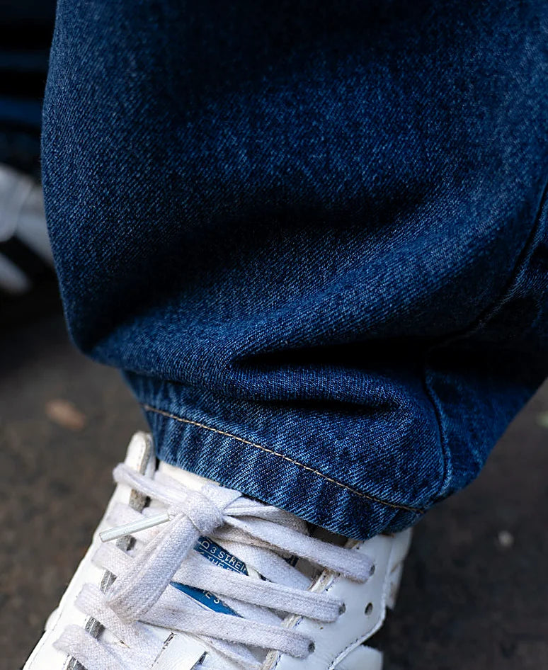 Blue Ombre Baggy Fit Jeans
