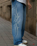 Baggy jeans for men in blue