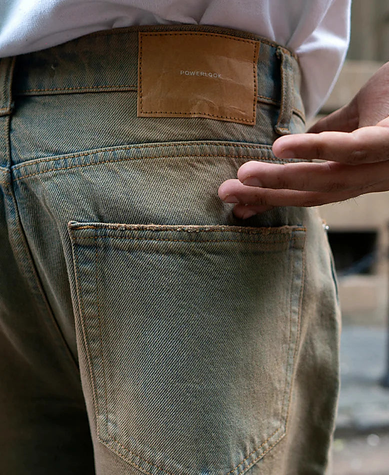 Blue Tinted Baggy Jeans