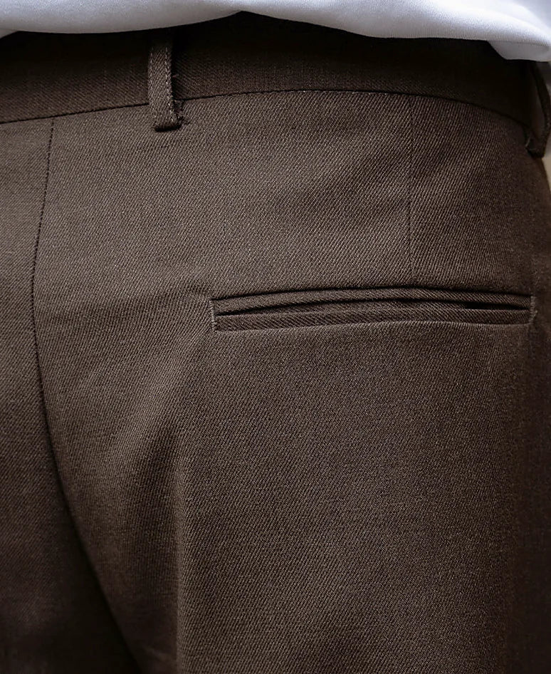 Brown baggy trousers