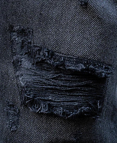 Charcoal jeans with a baggy leg