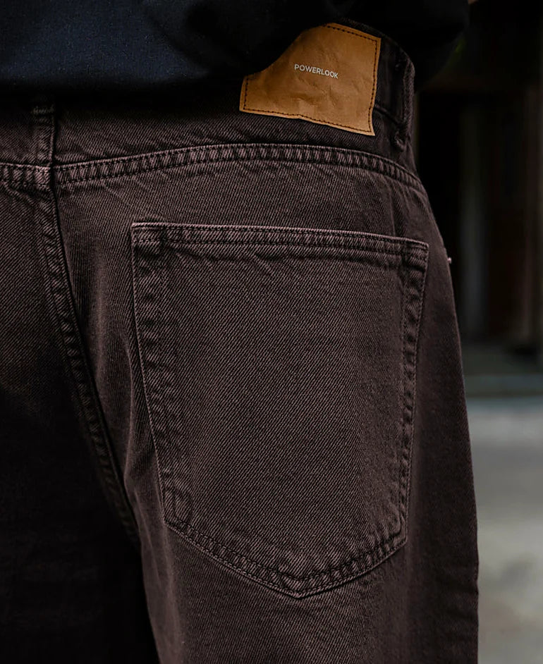 Charcoal Washed Baggy Jeans
