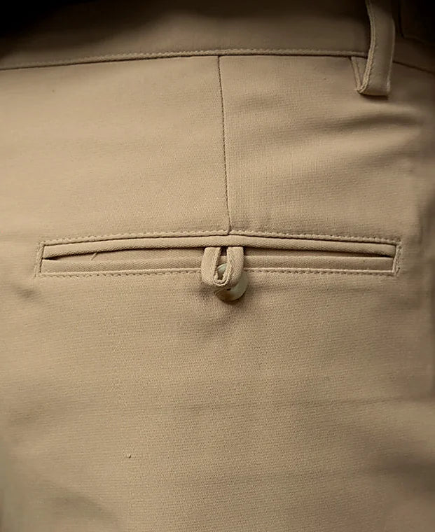 Cream Baggy Korean Pant