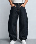 Barrel jeans for men in blue