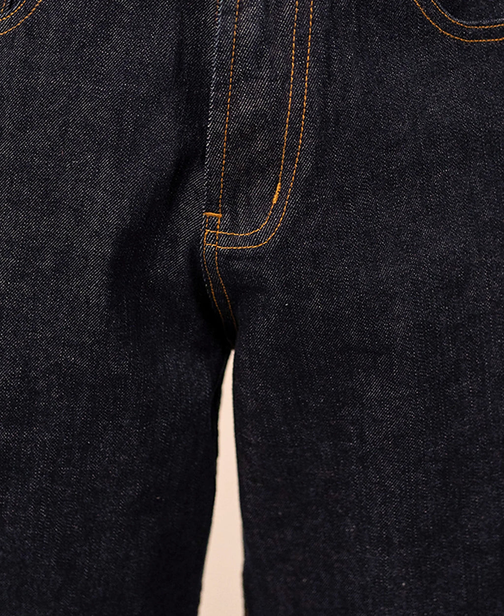 Blue barrel jeans for men