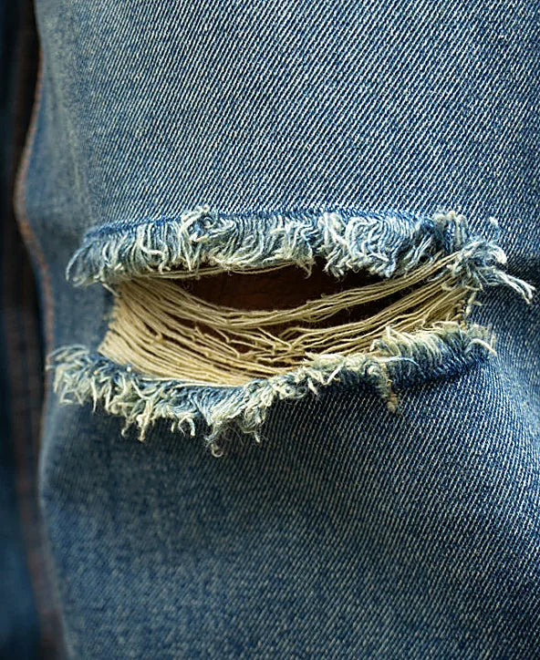 Jeans in blue, baggy fit