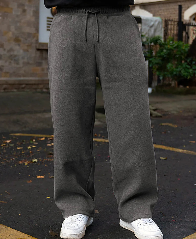 Baggy pants for men in grey