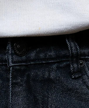 Dark Grey Washed Baggy Jeans