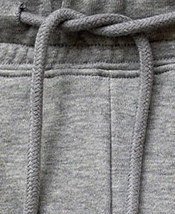 Grey Melange Baggy Trackpant