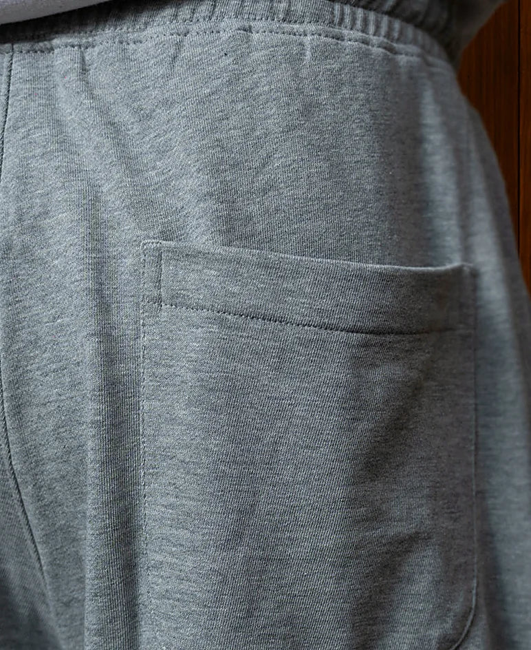 Pants in grey, baggy fit
