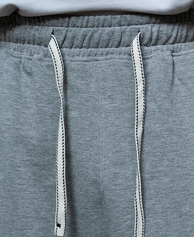 Grey baggy pants in cotton