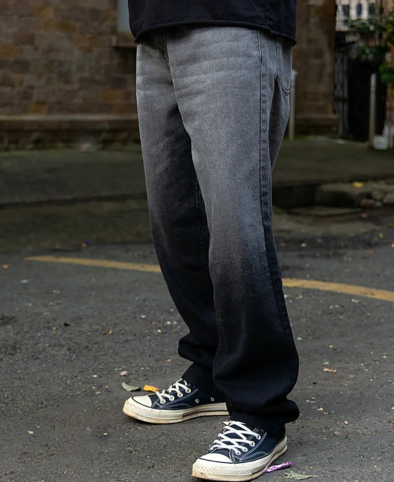 Baggy jeans for men in grey