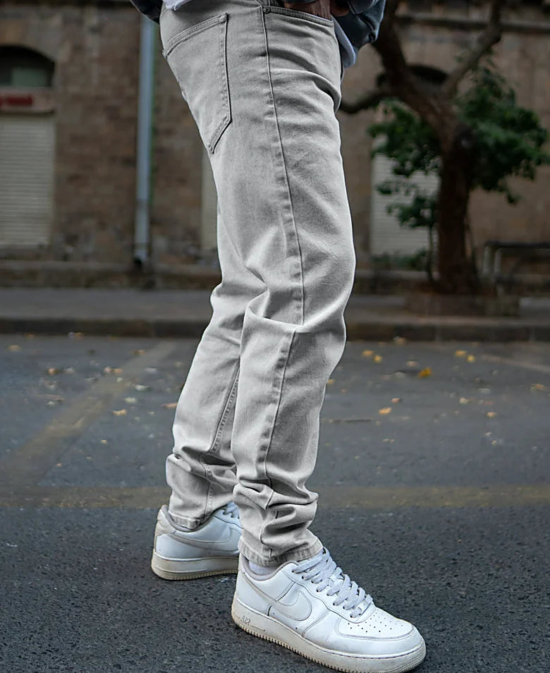 Jeans in grey, regular fit