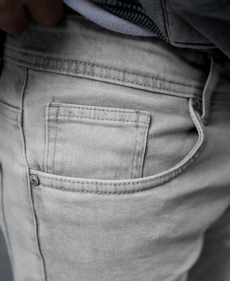 Regular jeans for men in grey