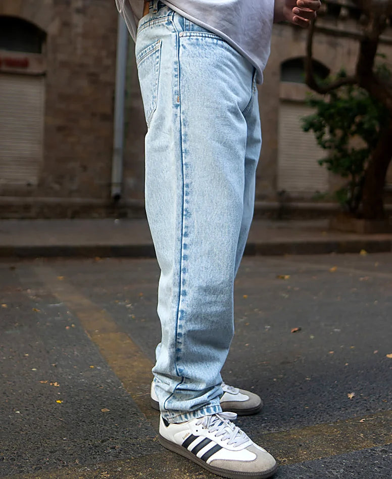 Baggy jeans for men in blue