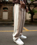 Beige baggy pants for men