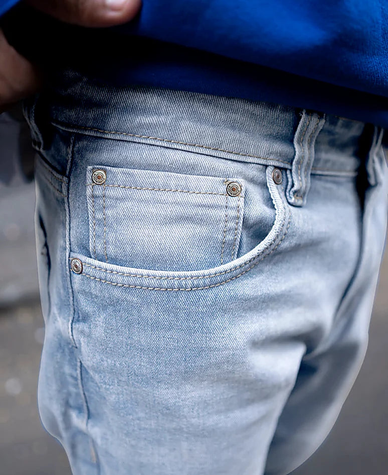 Jeans in blue, regular fit