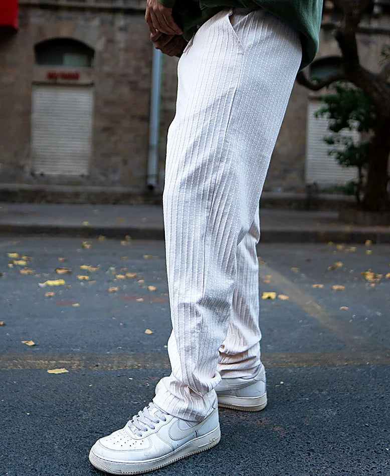 Pair of a neutral tone pants