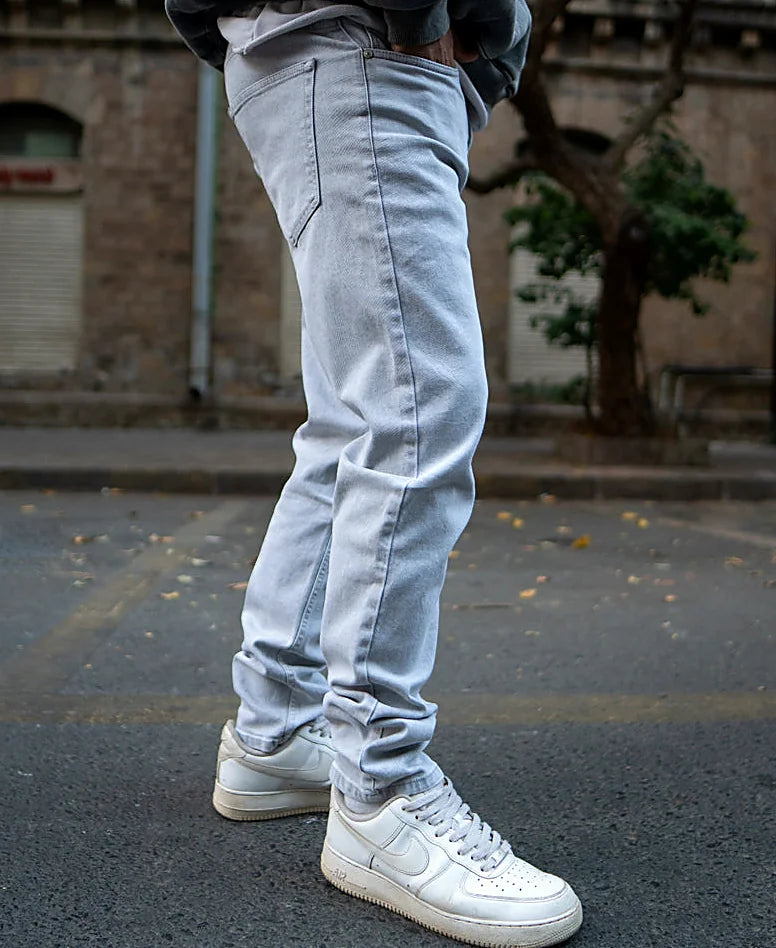 Jeans in grey, regular fit