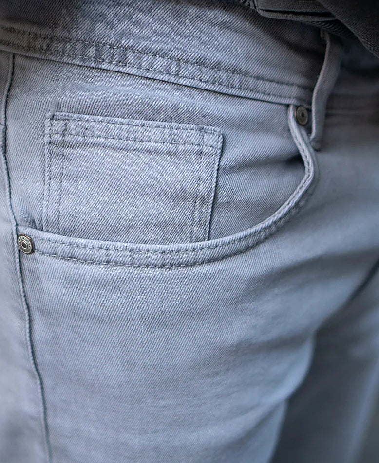 Light Grey Regular Fit Denim Jeans