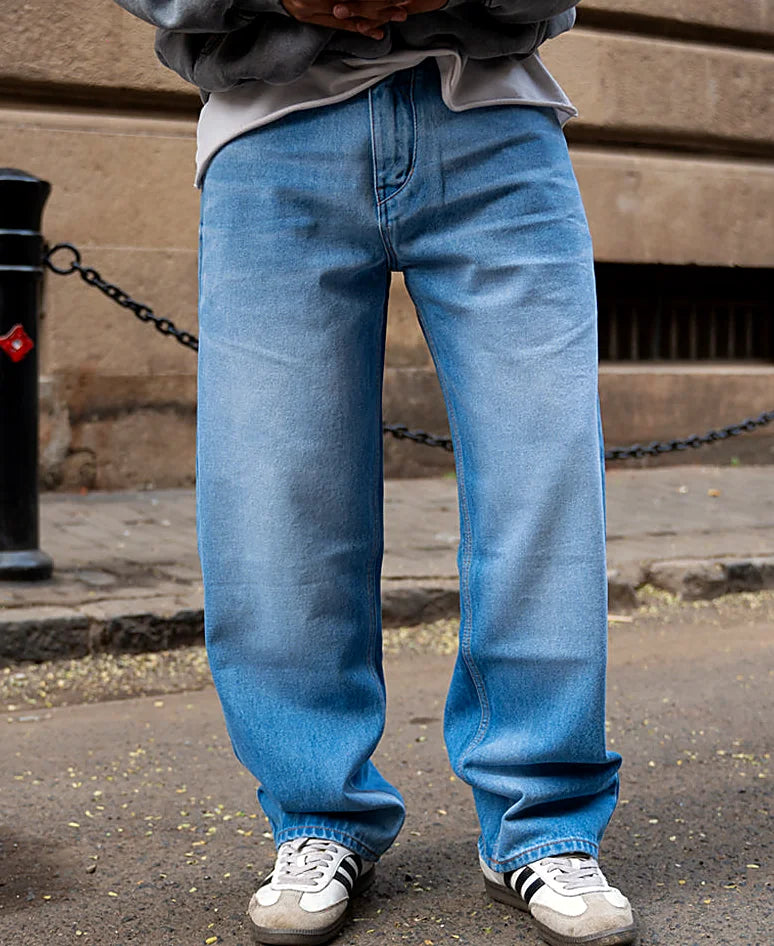 Baggy jeans for men in blue