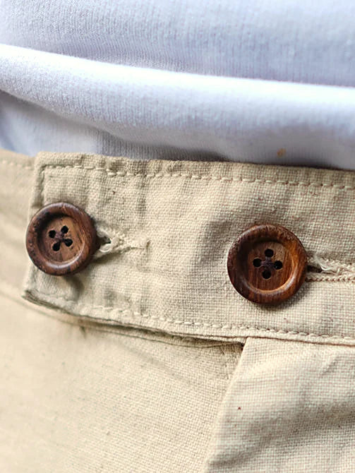 Baggy pants for men in white