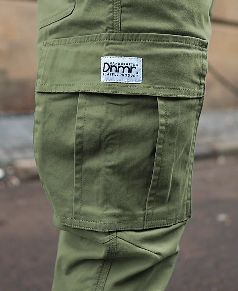 Olive Cotton Cargo Pant