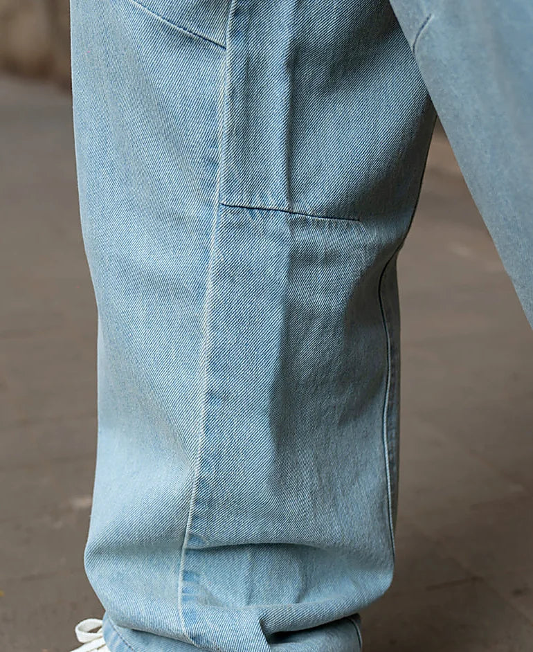 Ombre Blue Barrel Fit Jeans