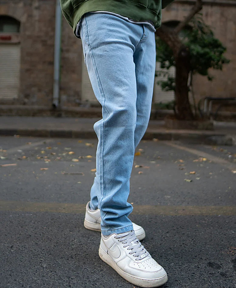 Regular jeans for men in blue