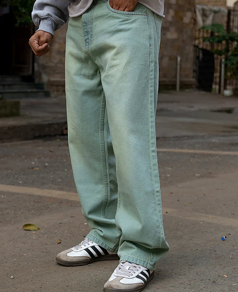 Baggy jeans for men in blue