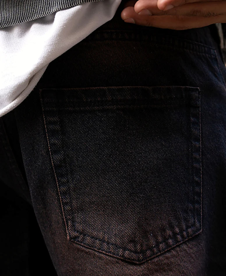 Tinted Dark Blue Baggy Jeans