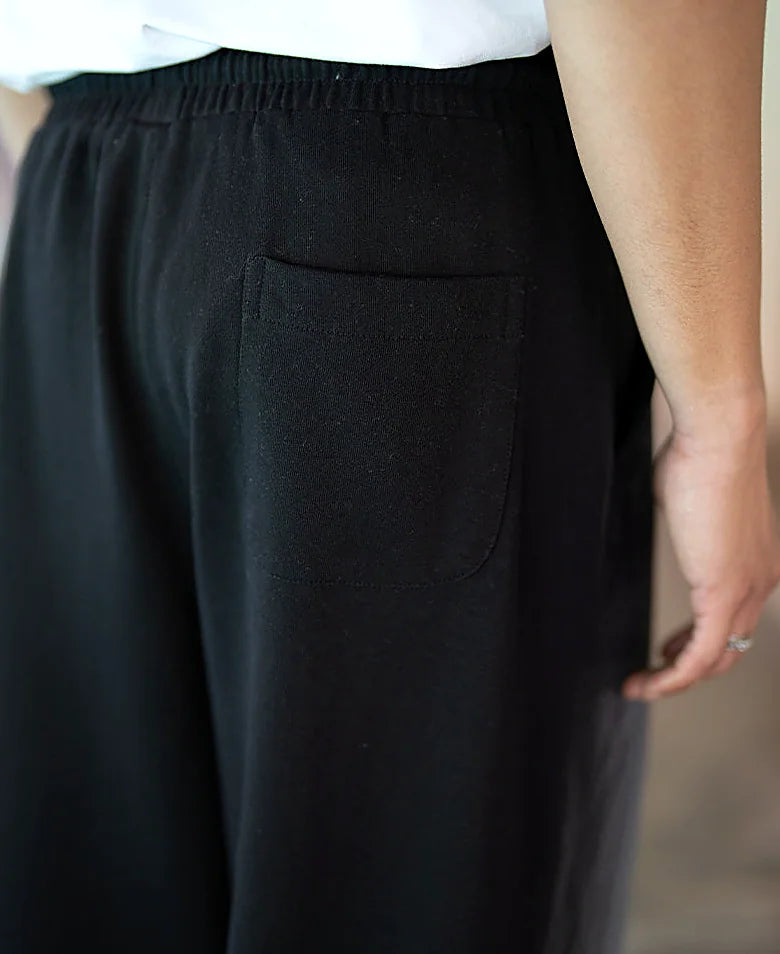 White Spray Basic Baggy Track Pant